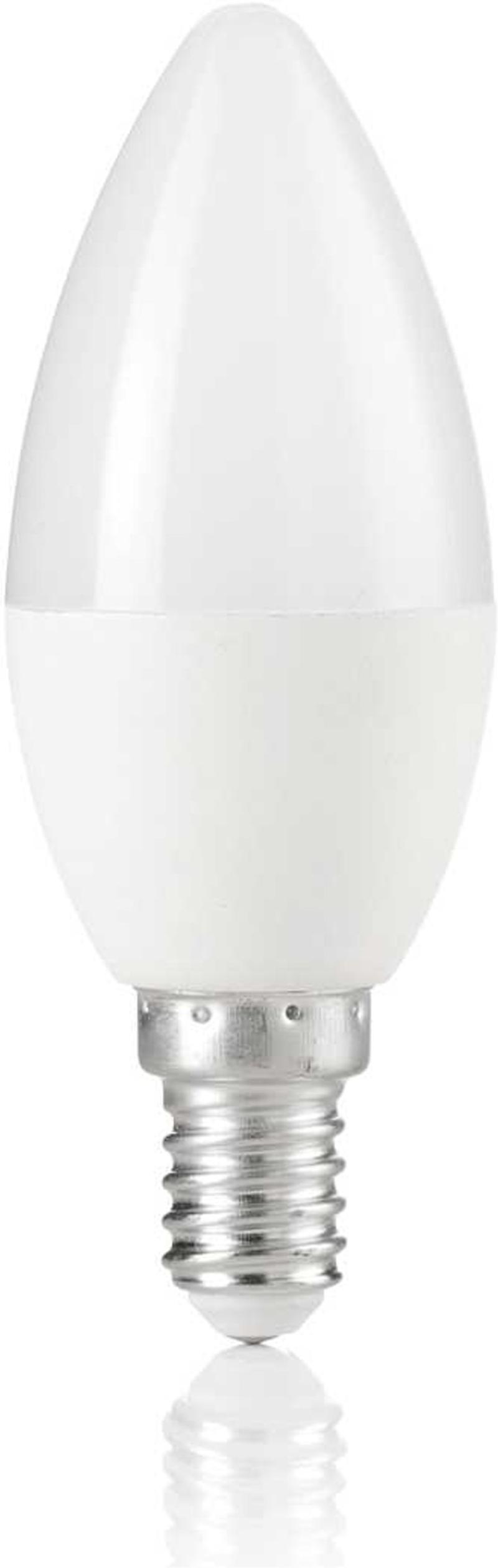 E14  Lyspære  6w  E14  Hvid Kelvin: 3000  Plast  ø35xh95mm