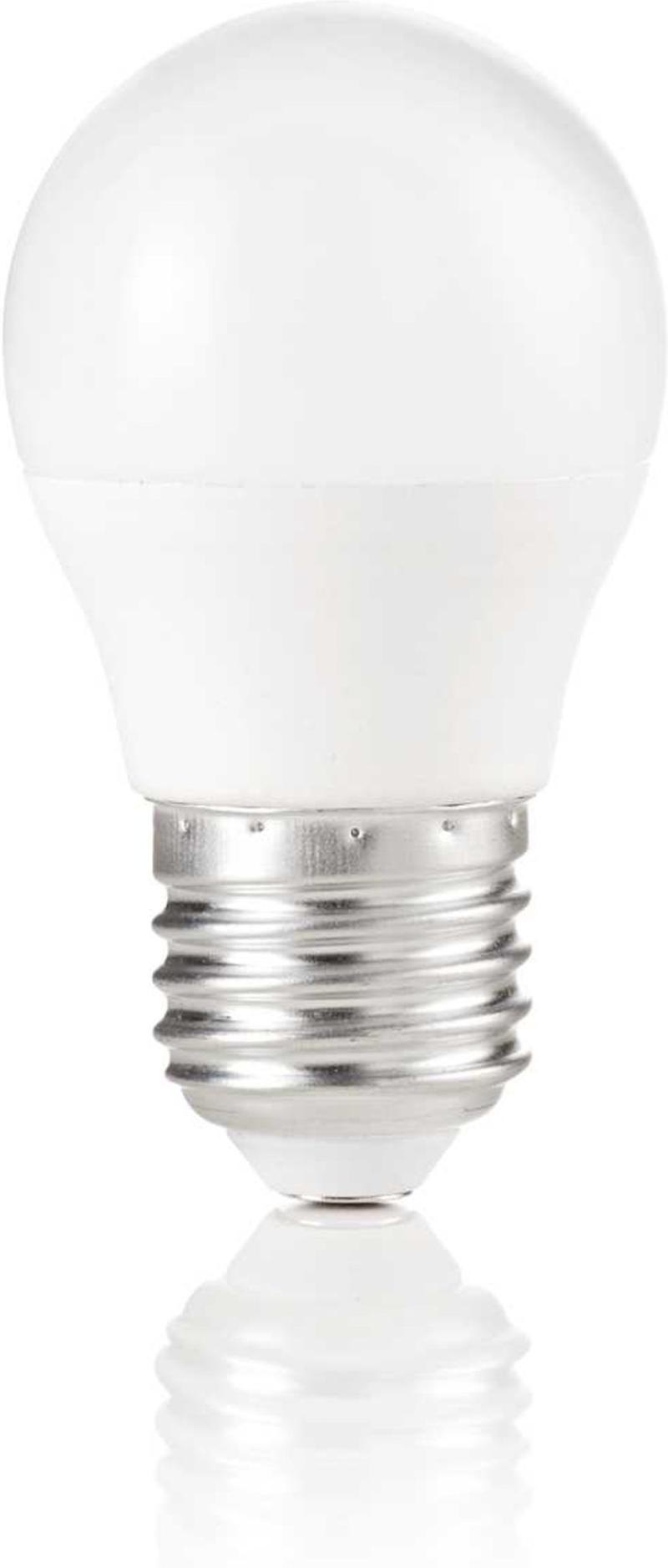 E27  Lyspære  6w  E27  Hvid Kelvin: 3000  Plast  ø45xh80mm