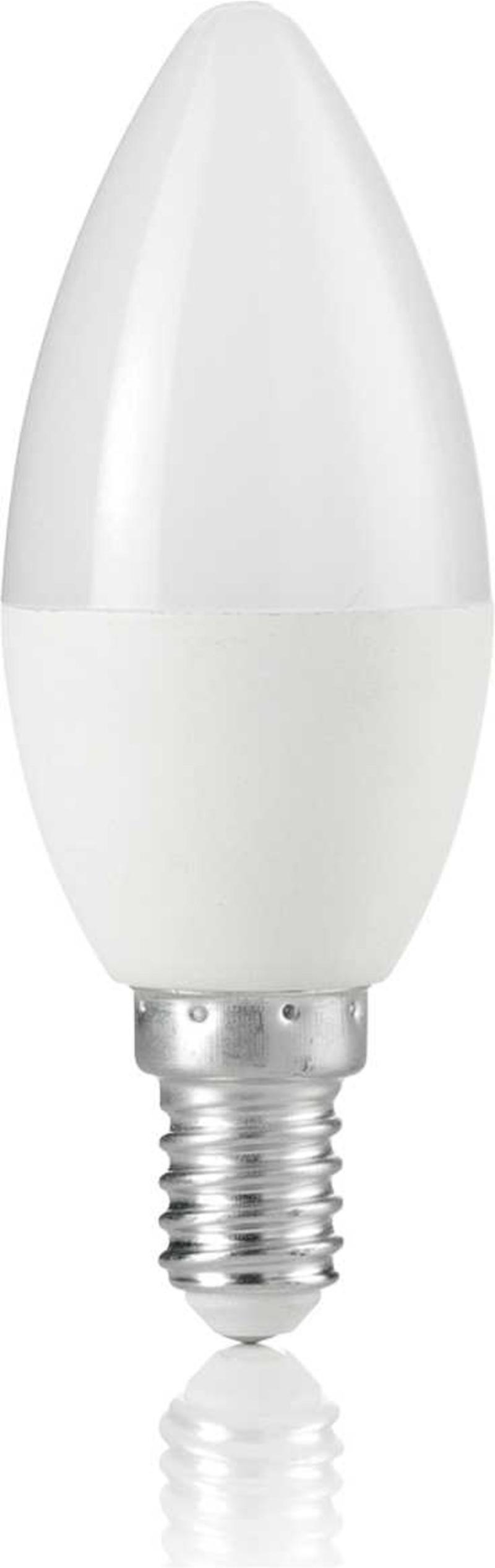 E14 6W Energibesparende Lyspære - Hvid 4000K