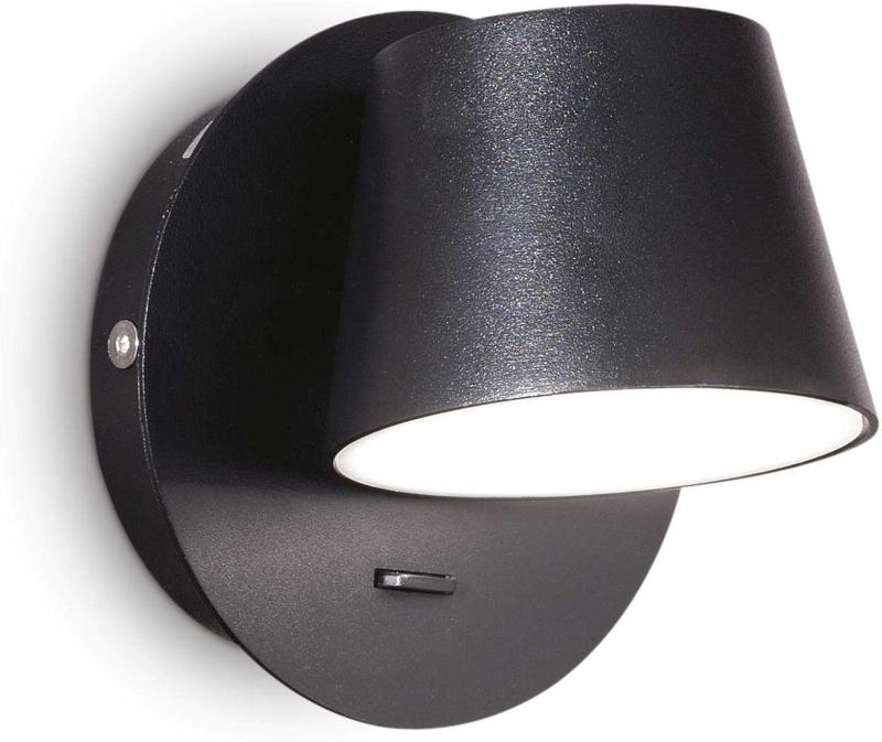 Gim Væglampe Led 6w Led Sort Aluminium Metal L120xh120xb120mm
