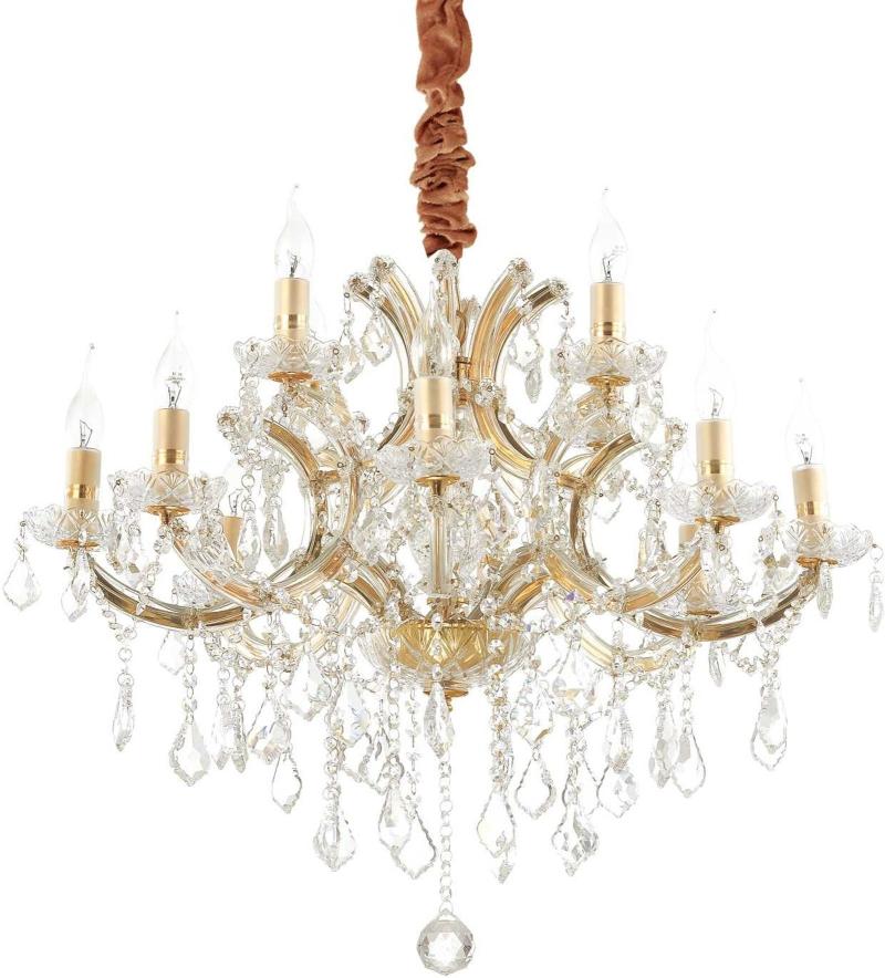Napoleon Pendel Lampe i Guld og Krom - Elegant Belysning