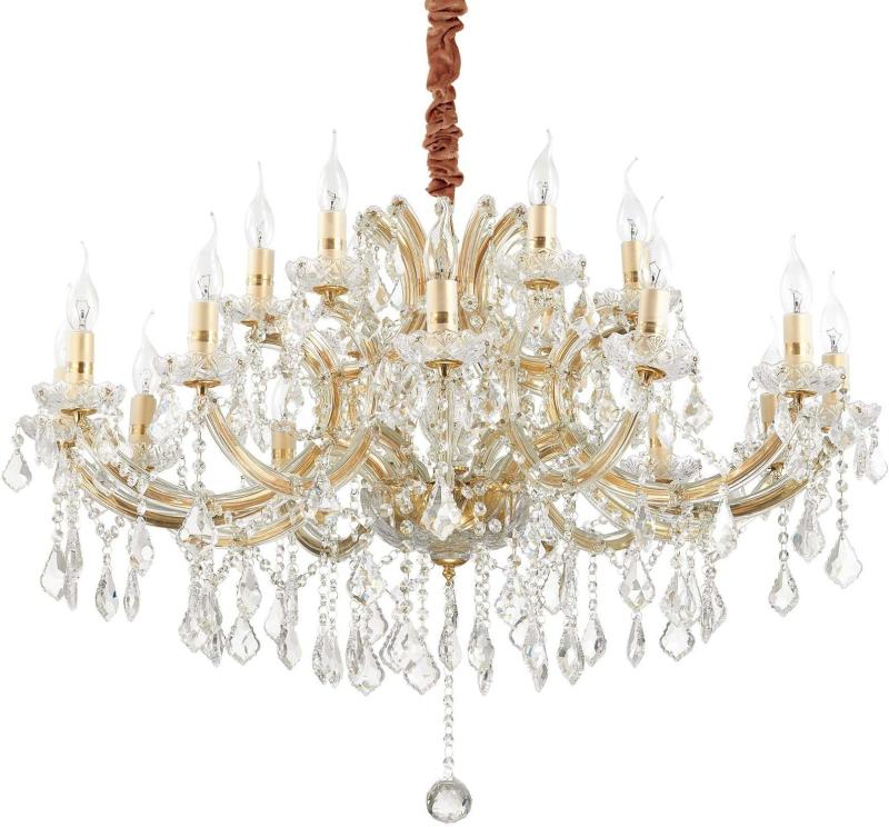 Napoleon Pendel Lampe i Guld og Krom - Elegance til Dit Hjem