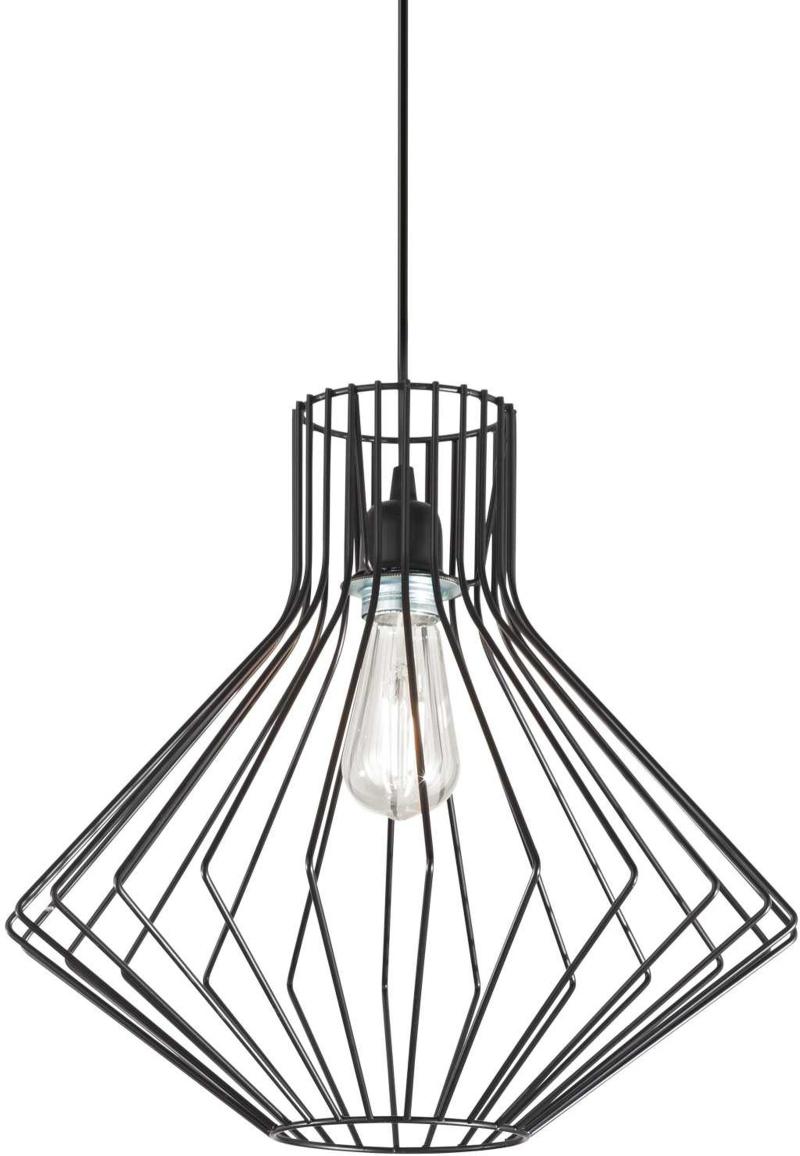 Ampolla Pendel Lampe i Sort Metal - Elegant Belysning