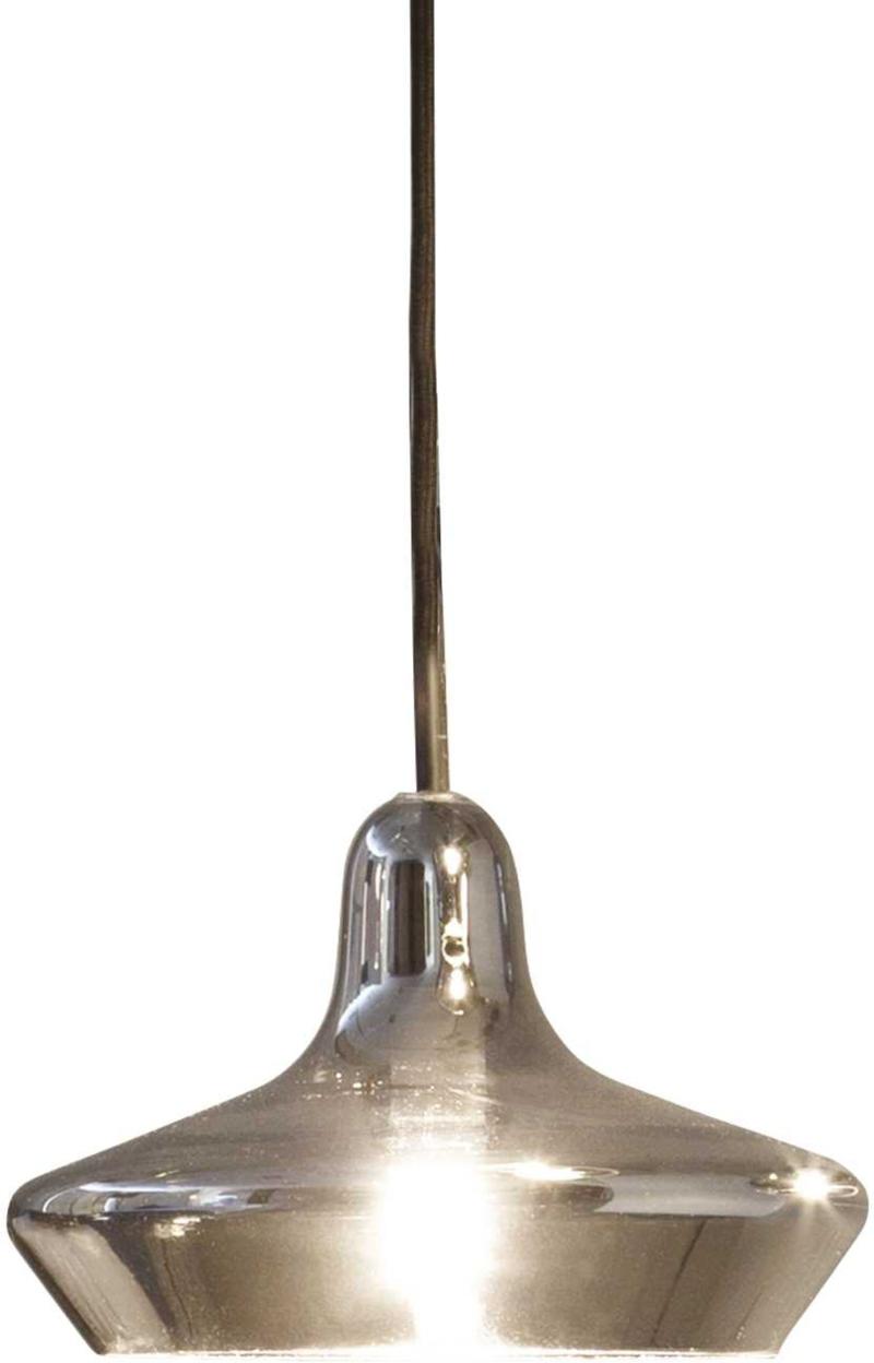 Lido Pendel Lampe i Røg Sort Glas - Elegant Belysning