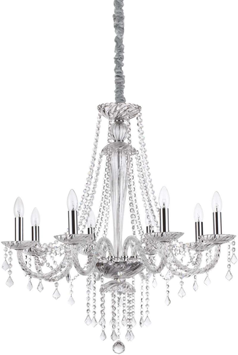 Amadeus Pendel Lampe i Gennemsigtig Krom - Elegance til Hjemmet