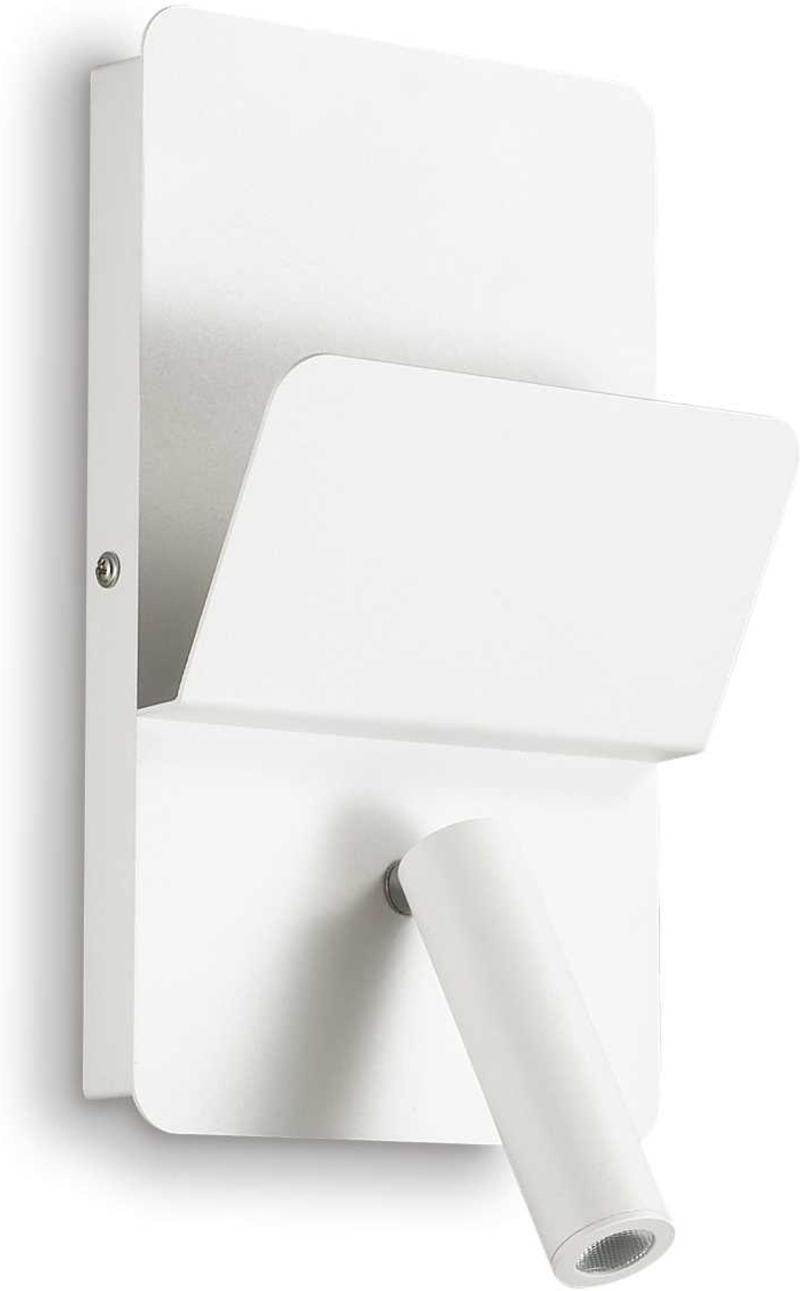 Elegant hvid væglampe i metal fra Ideal Lux