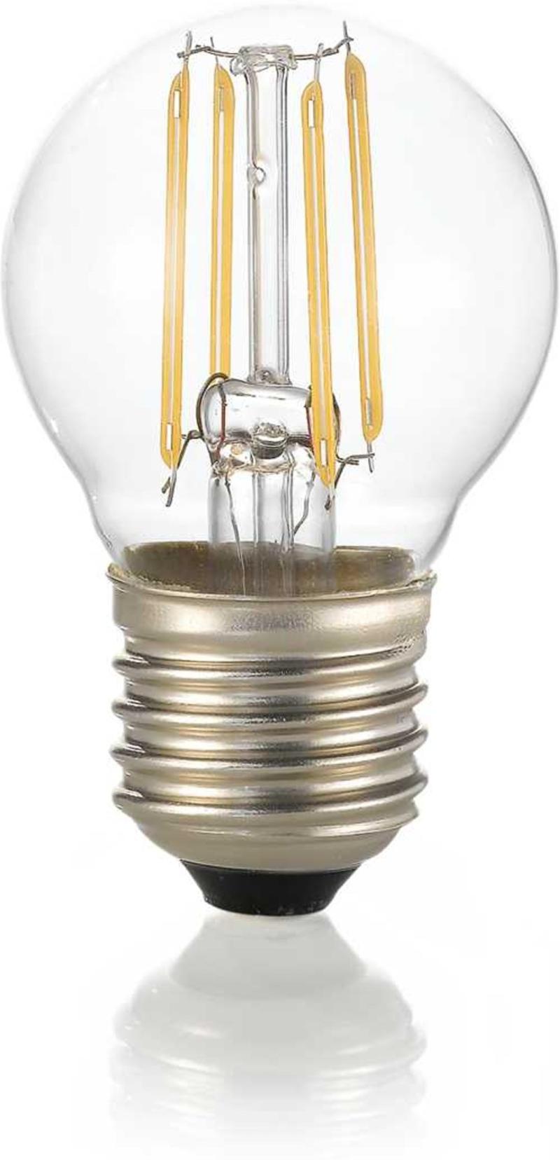 E27 4W Gennemsigtig Glas Lyspære - Ideel Belysning