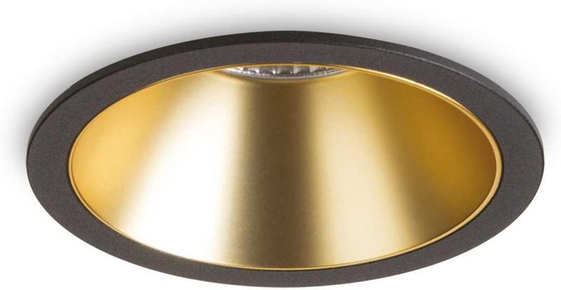 Elegant Game Indbygningslampe i Sort Guld - 11W LED