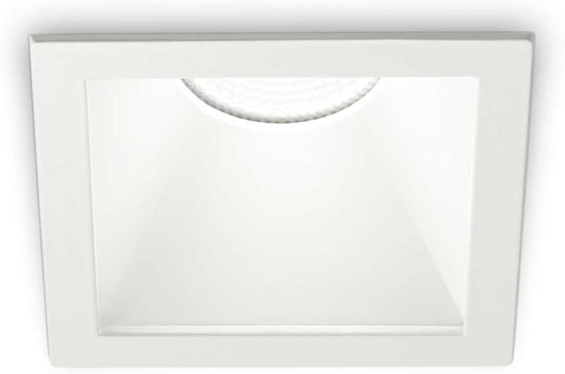 Elegant indbygningslampe i hvid aluminium - Game 11W LED