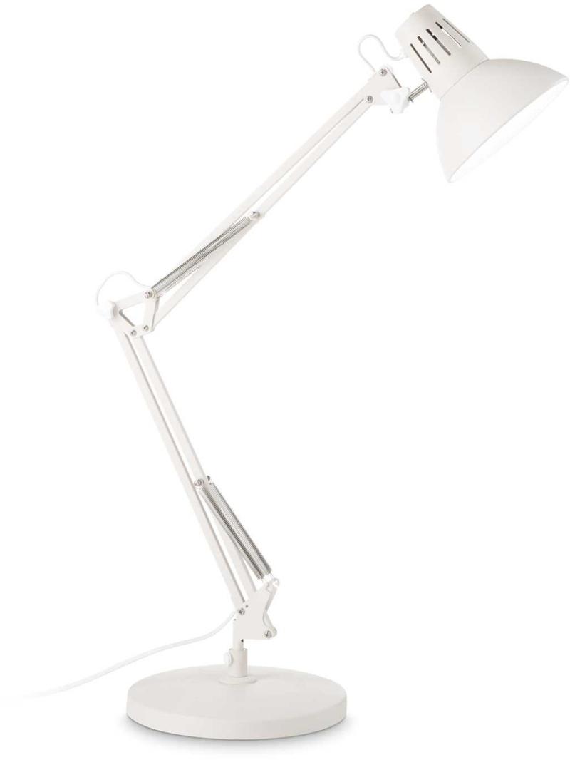 Wally Bordlampe i Hvid Metal - Elegant Belysning til Hjemmet