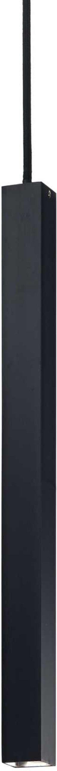 Ultrathin Pendel Lampe i Sort Metal - Elegant Belysning