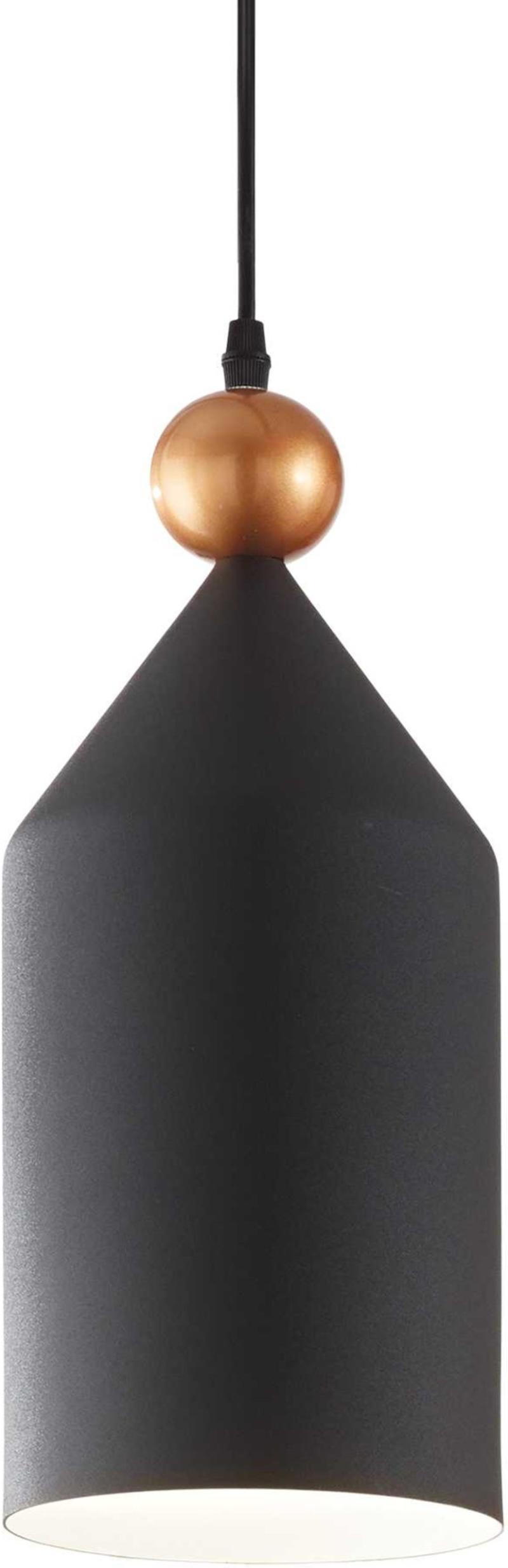Elegant Triade Pendel Lampe i Grå og Sort Metal