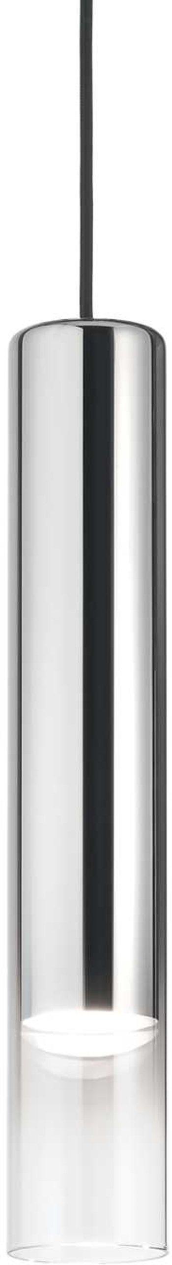 Elegant Pendel Lampe i Gennemsigtig Krom - Look Model