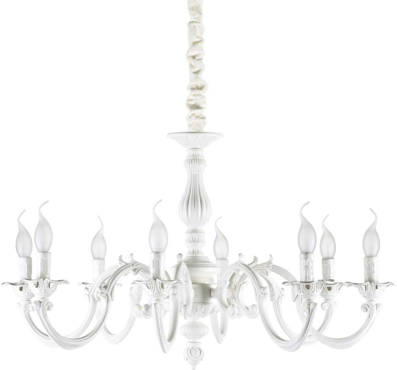 Justine Pendel Lampe i Hvid Metal - Elegant Belysning