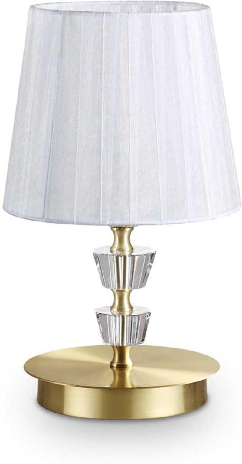 Elegant Pegaso Bordlampe i Messing og Glas - 40W