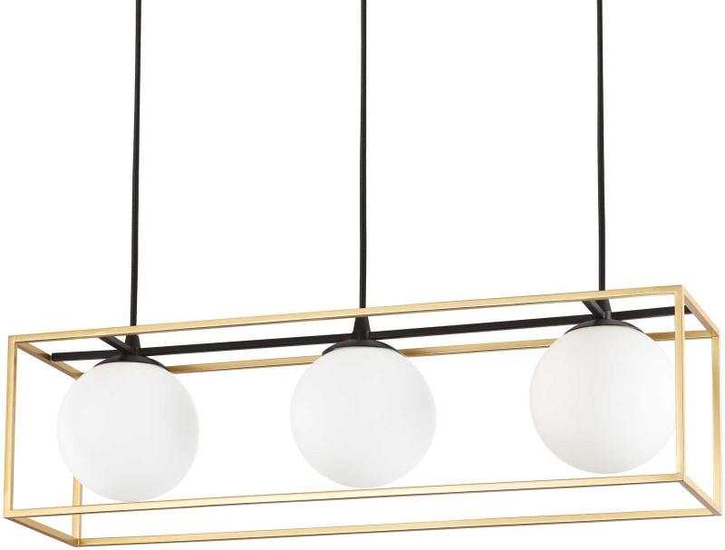 Lingotto Pendel Lampe i Messing og Sort Metal - Elegant Design