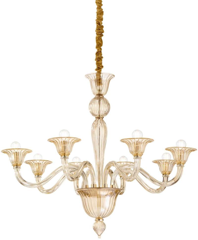 Brigitta Pendel Lampe i Rav Guld - Elegant Belysning