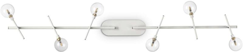 Maracas Loftslampe G4 Max 2w G4 Hvid Messing Metal Glas L1180xh200xb280mm
