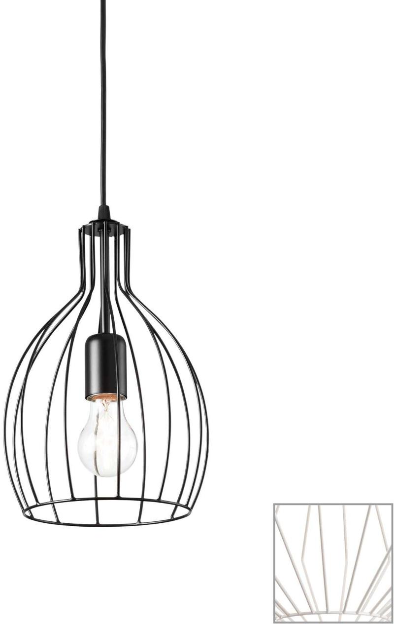 Ampolla Pendel Lampe i Hvid Metal - Elegant Design
