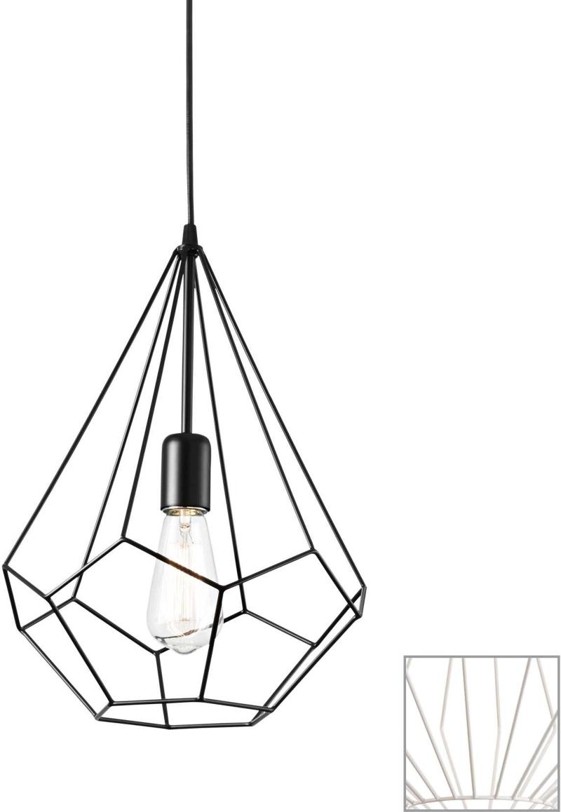 Ampolla Pendel Lampe i Hvid Metal - Elegant Belysning