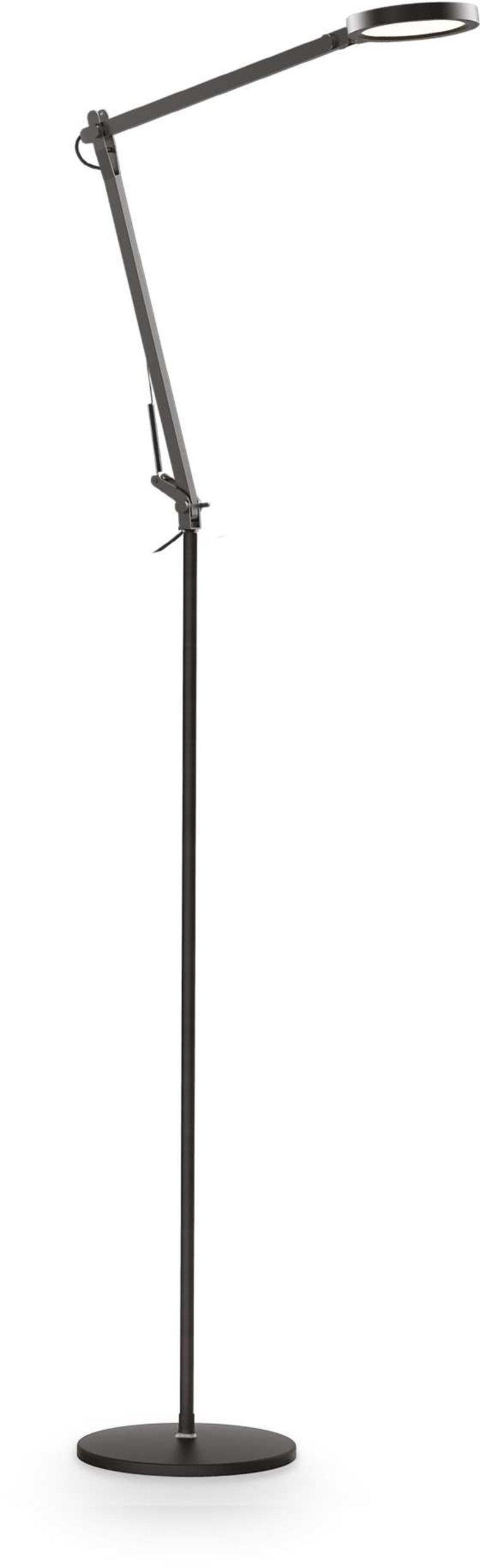 Futura Gulvlampe Led 10w Led Sort Aluminium Metal Plast L670xh1450xb250mm