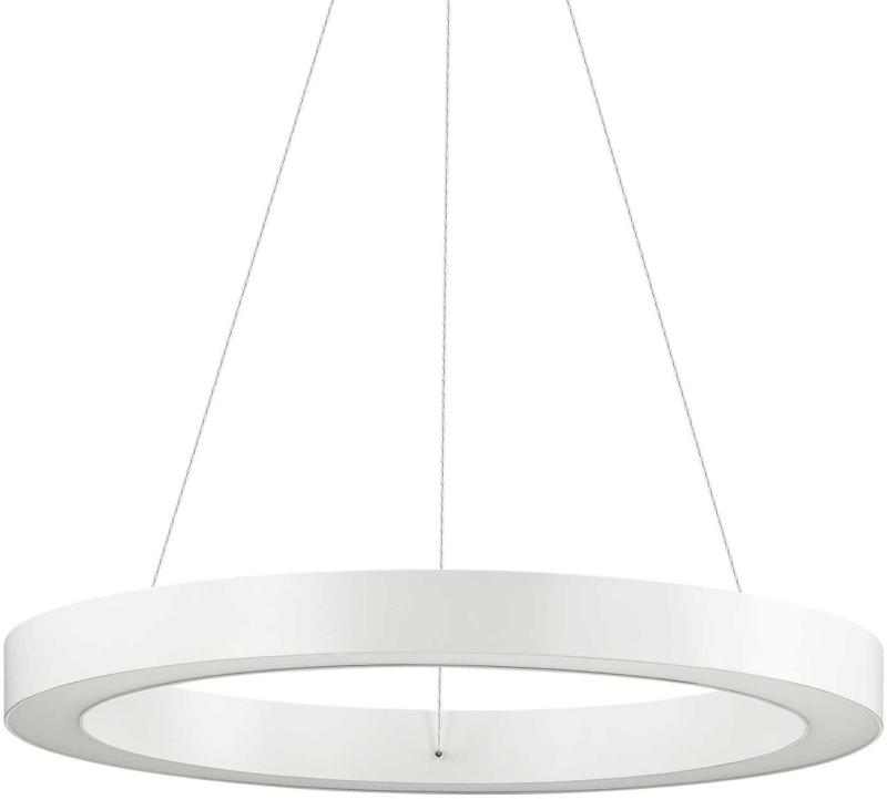 Elegant Oracle Pendel Lampe i Hvid Aluminium og Metal