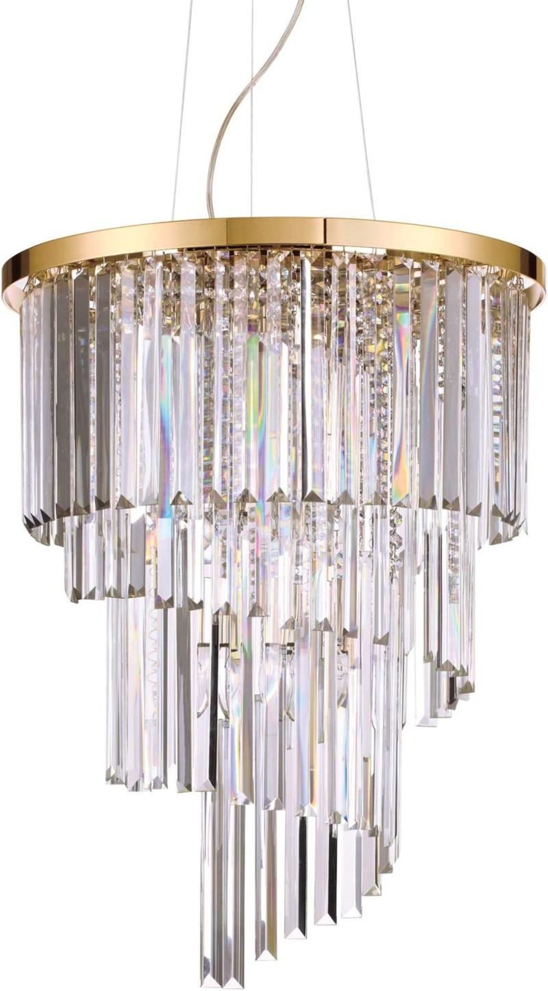 Carlton Pendel Lampe i Guld og Krom - Elegance til Hjemmet