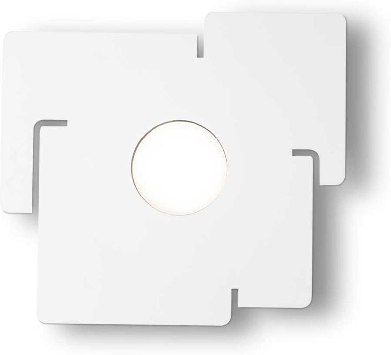 Elegant Totem Loftslampe i Hvid Metal - Moderne Belysning