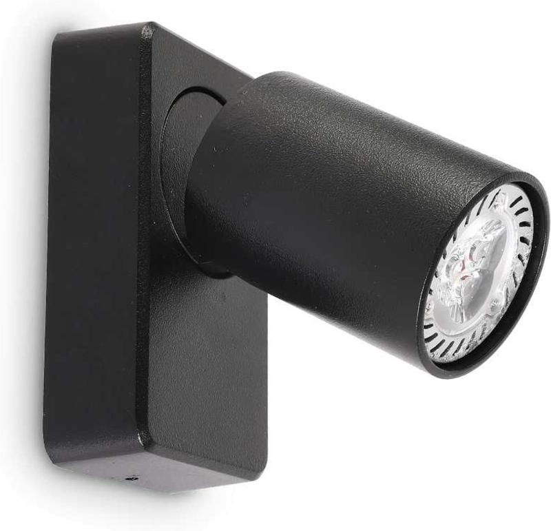 Rudy Væglampe GU10 - Elegant Sort Metal Belysning