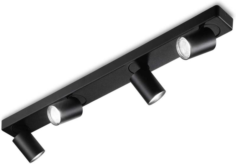 Rudy Loftslampe i Sort Metal - Stilig Belysning til Hjemmet
