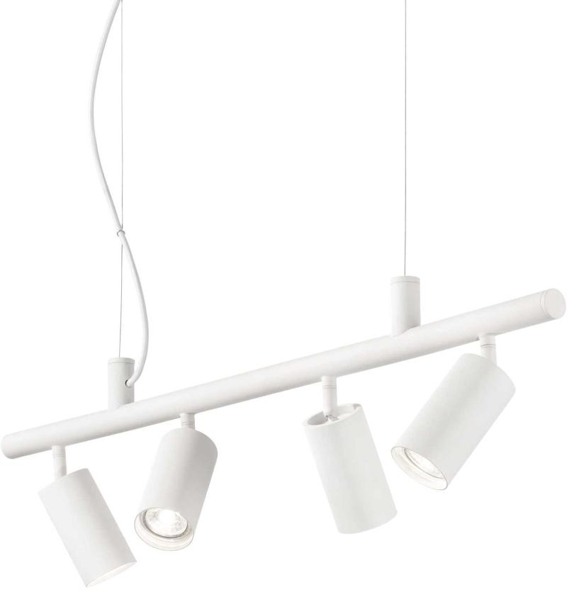 Elegant Dynamite Pendel Lampe i Hvid Metal - Max 28W
