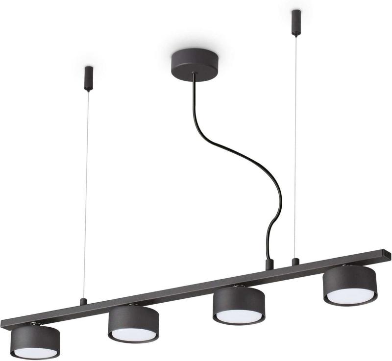 Elegant Sort Pendel Lampe fra Ideal Lux - Max 15W