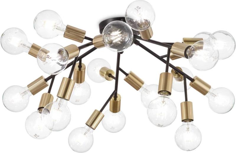 Spark Loftslampe i Sort Metal - Elegant Belysning!