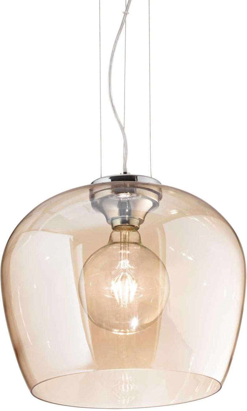 Elegant Blossom Pendel Lampe i Rav Krom - 60W Max