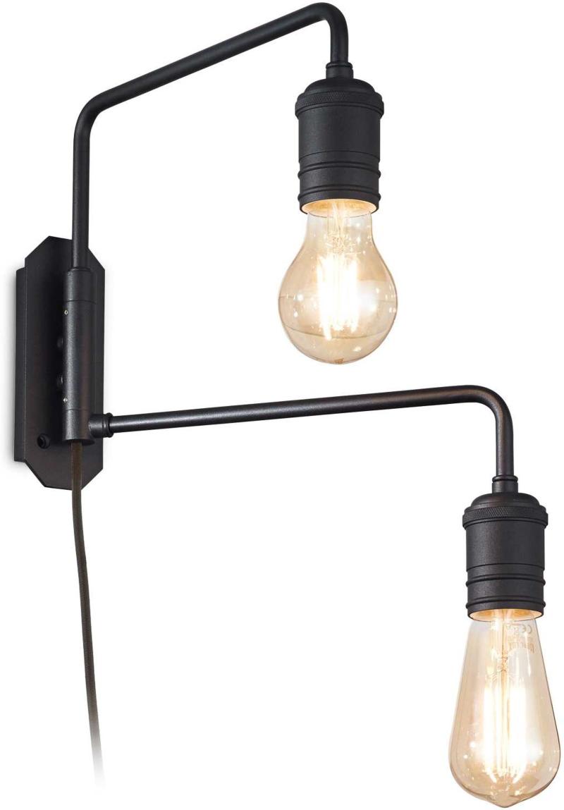 Triumph Væglampe E27 Max 60w E27 Sort Metal L50xh290xb310mm
