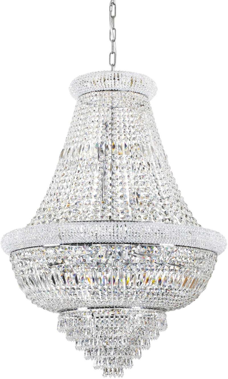 Dubai Pendel Lampe i Krom og Glas - Elegant Belysning