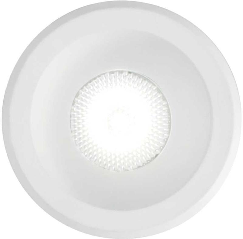 Virus Indbygningslampe 3w Led Hvid Aluminium Metal ø40xh40mm