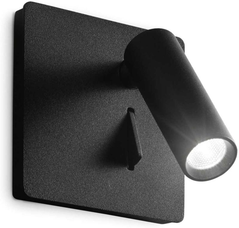 Lite Væglampe Led 3w Led Sort Metal L85xh85xb90mm