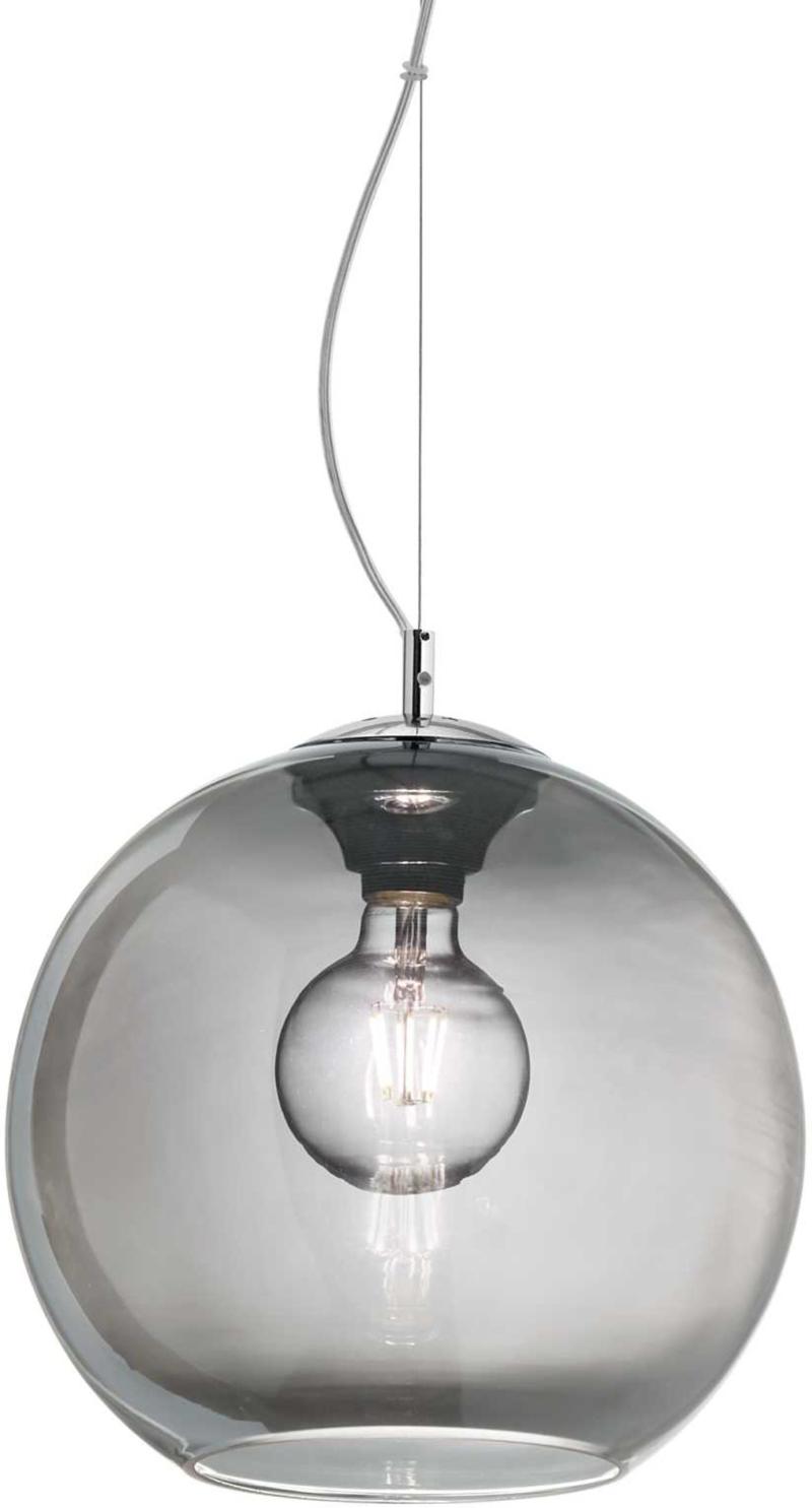 Nemo Pendel Lampe i Røg Krom - Elegant Belysning