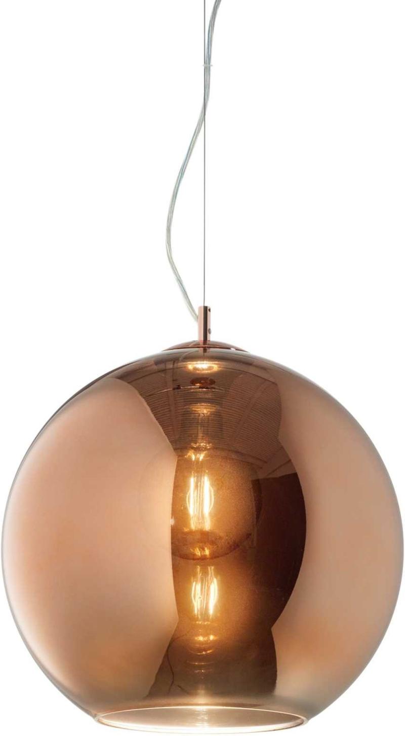 Elegant Nemo Pendel Lampe i Kobber og Glas - Perfekt Belysning