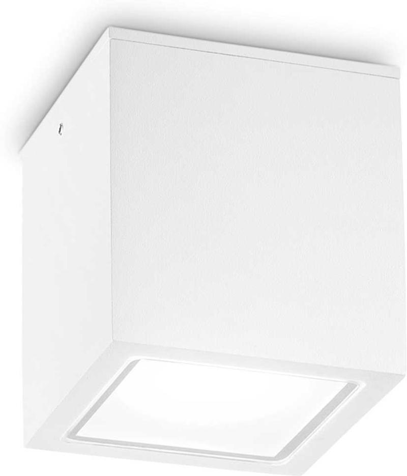 Techo  Udendørs Loftslampe  Gu10 Max     20w  Gu10  Hvid  Metal  Glas  L150xh160xb150mm