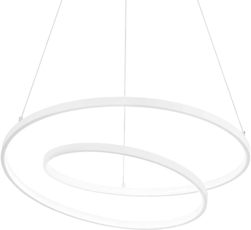 Elegant Oz Pendel Lampe i Hvid Metal og Plast