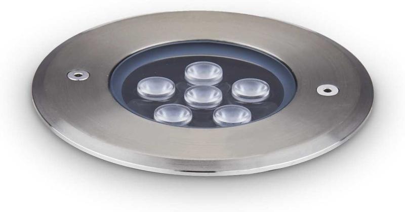 Nedgravningsspots LED 6W i Sort Aluminium - Ideel til Haven