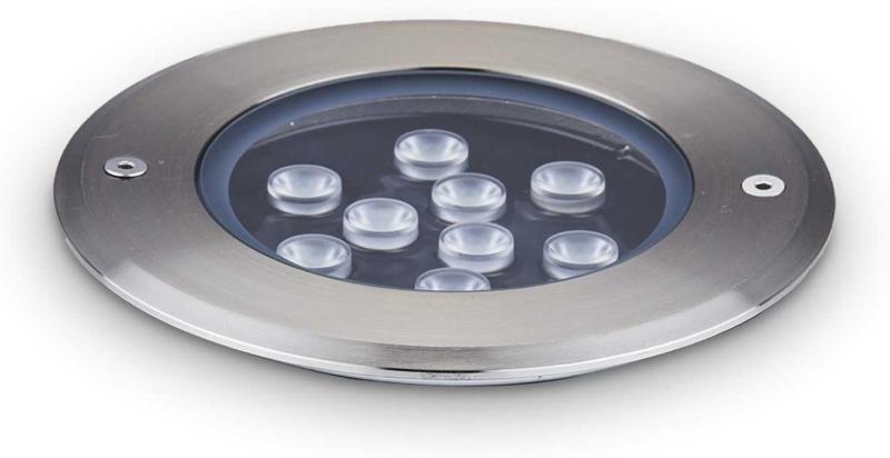 Nedgravningsspot i Sort Aluminium - 12W LED Belysning