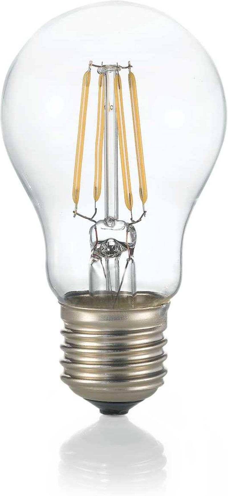 E27 10W Gennemsigtig Lyspære - 3000K, 1300 Lumen