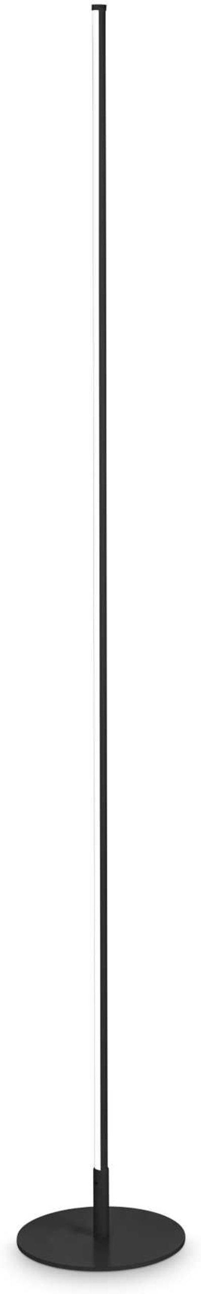 Yoko  Gulvlampe  Led 17w  Led  Sort  Aluminium  Metal  Plast  ø200xh1465mm