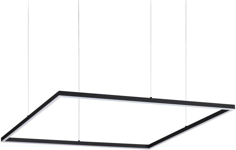 Oracle Slim  Pendel Lampe  51w  Led  Sort 3000 Kelvin  Aluminium  Metal  Plast  L900xhmin90 Max2050xb900mm
