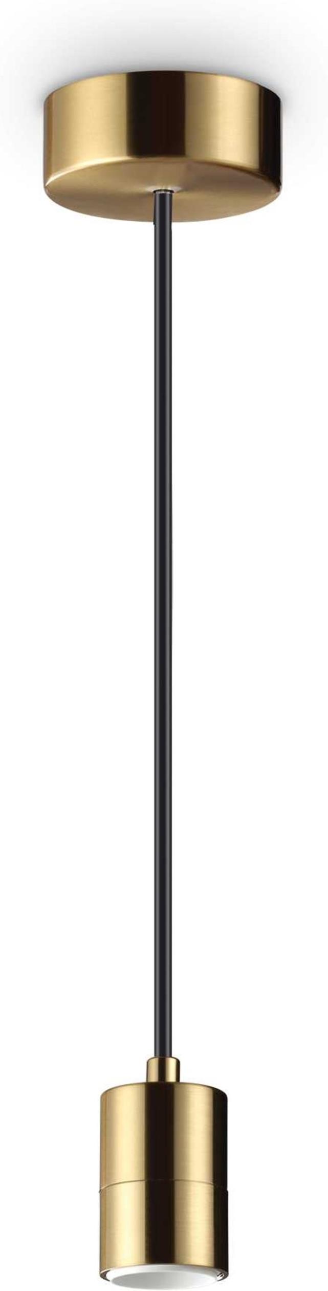 Elegant Messing Pendel Lampe fra Ideal Lux - Max 60W