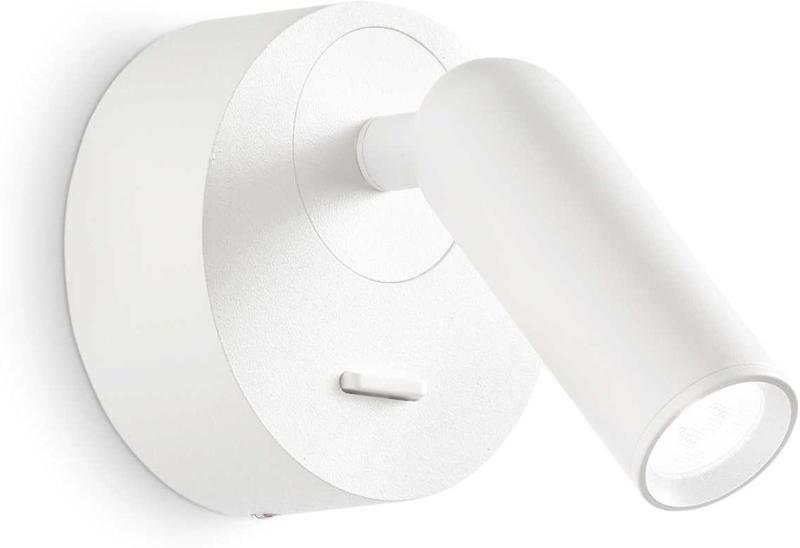 Bean Væglampe LED 5W i Hvid Metal og Glas