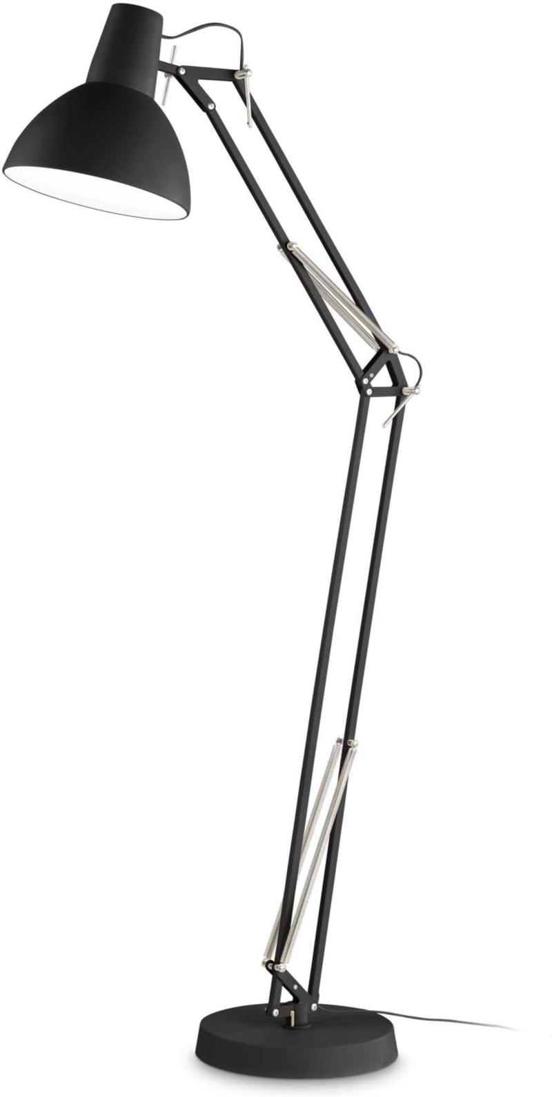 Wally Gulvlampe i Sort Metal - Elegant Belysning til Hjemmet